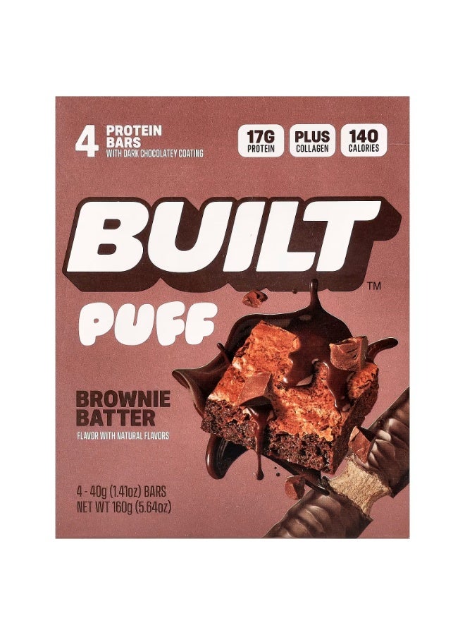 Built Puff Protein Bars, Brownie Batter Puff, 40 G